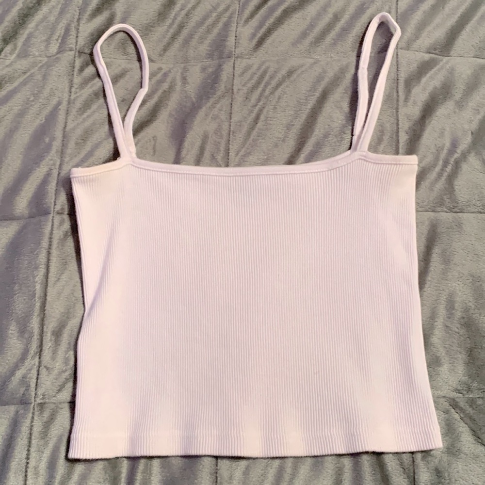 Brandy Melville Ribbed Tank Top | Light Pink
